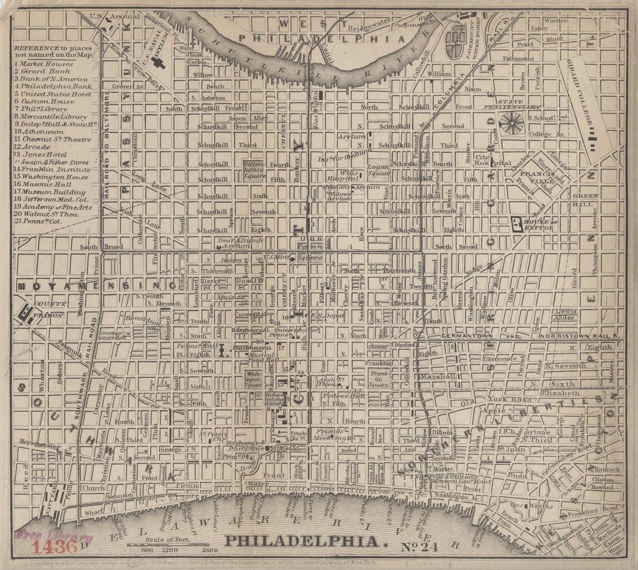 Philadelphie, 1848 - American School