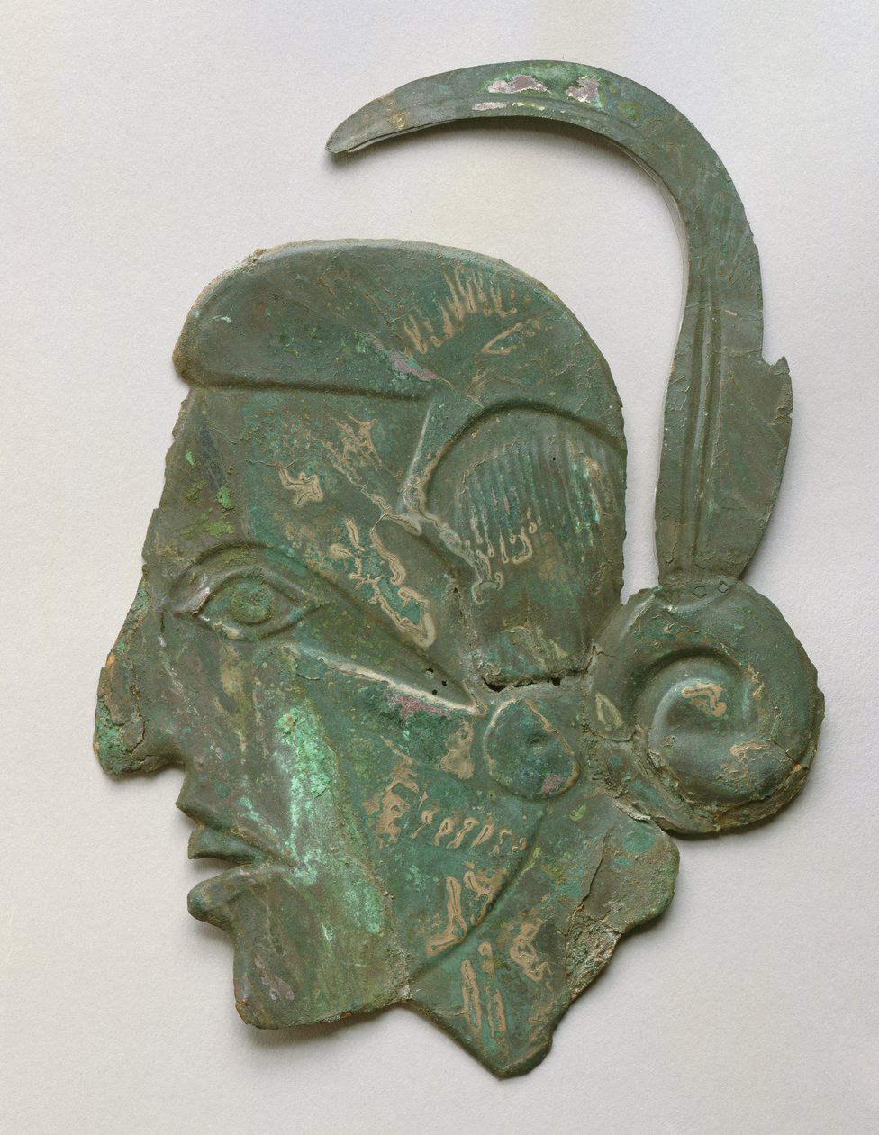 Profil masculin repoussé, Caddoan, Spiro, 1200-1350 - American School