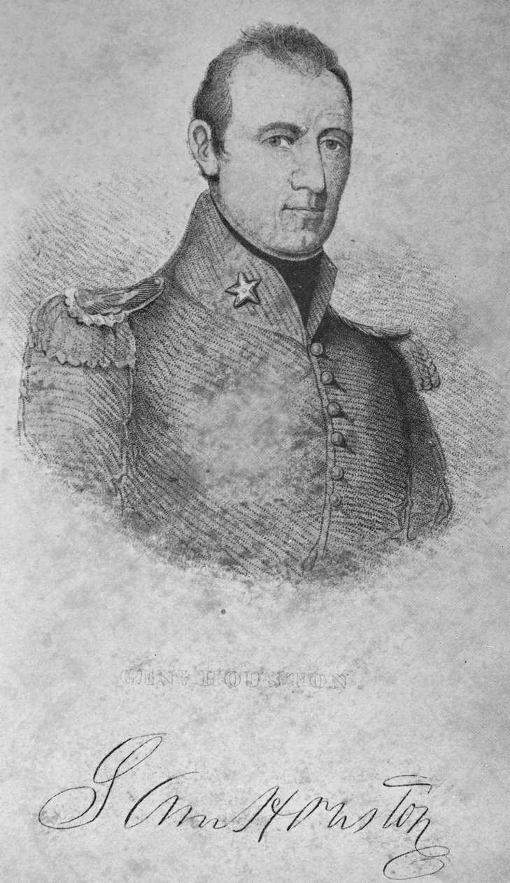 Sam Houston, 1837 - American School