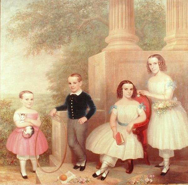 Les enfants Abeel, c.1852-55 - American School