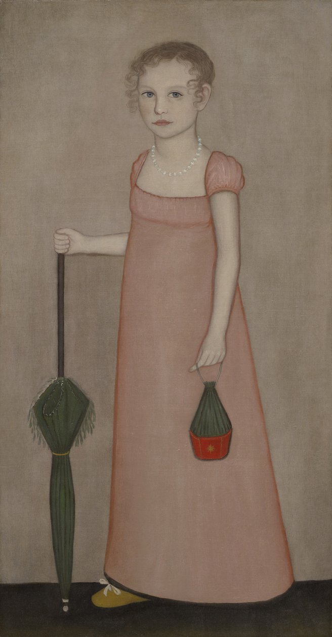 Portrait de Harriet Campbell, vers 1815 - Ammi Phillips