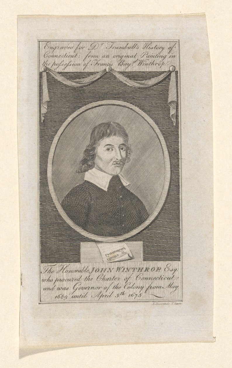 Portrait de John Winthrop - Amos Doolittle