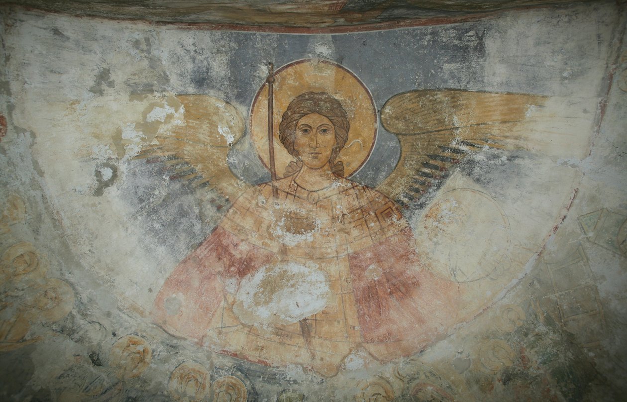 Saint Michel Archange, 12ème siècle - Ancient Russian frescos