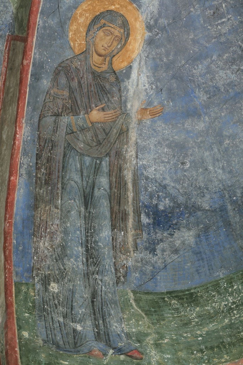 La Vierge, 12e siècle - Ancient Russian frescos