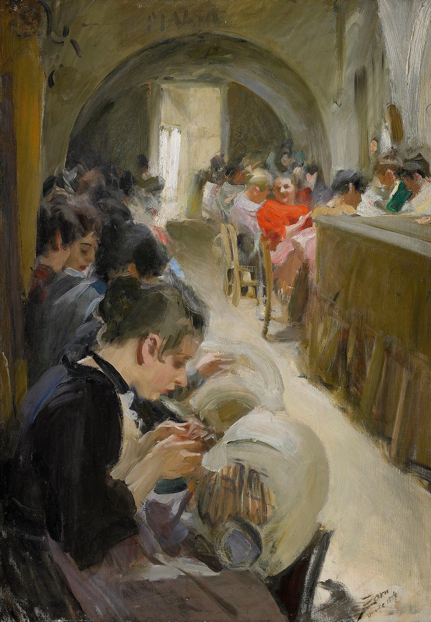 Dentelle à Venise - Anders Leonard Zorn