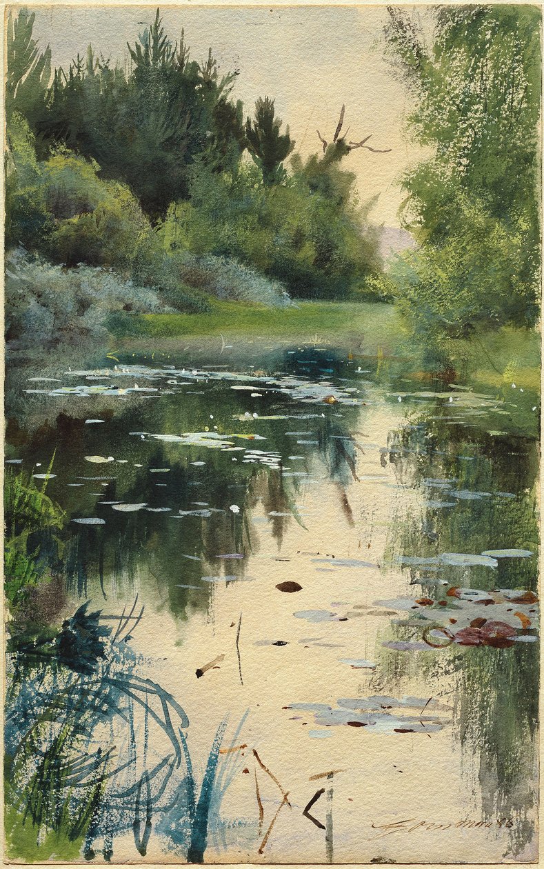 Paysage étude de Mora - Anders Leonard Zorn
