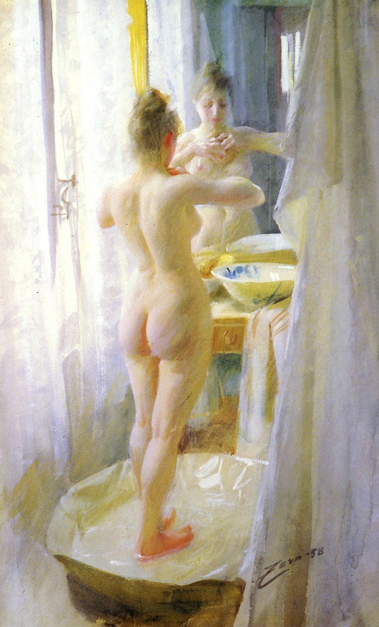 La baignoire - Anders Leonard Zorn