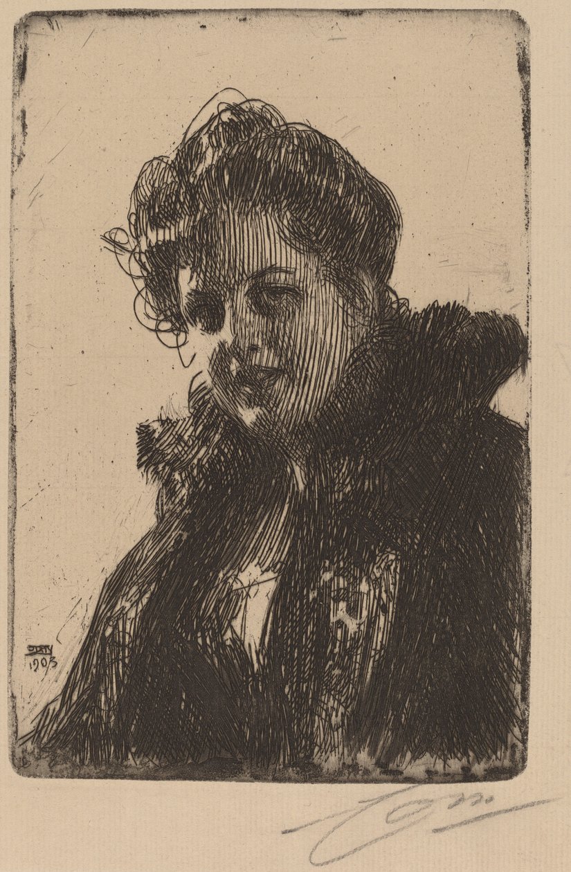 Mme Granberg, 1903 - Anders Leonard Zorn