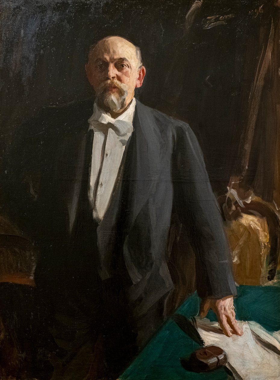 Portrait de Savva Mamontov - Anders Leonard Zorn