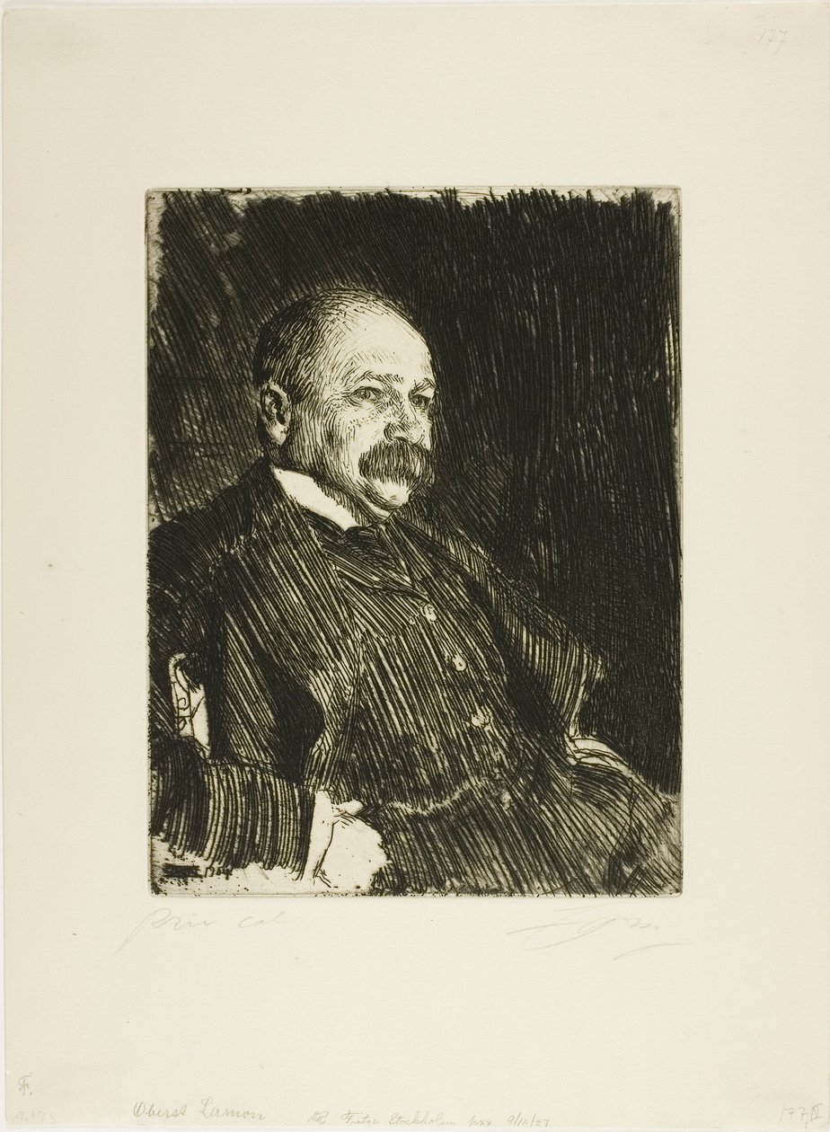 Colonel Lamont III (Buste) - Anders Leonard Zorn
