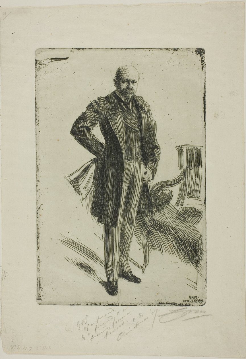Colonel Lamont I (en pied) - Anders Leonard Zorn