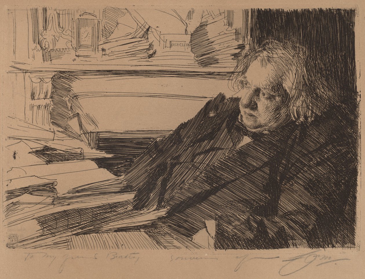 Ernest Renan - Anders Leonard Zorn