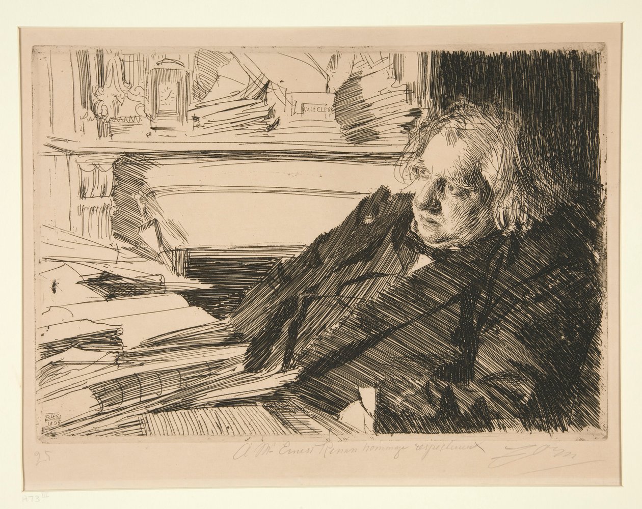 Ernest Renan - Anders Leonard Zorn