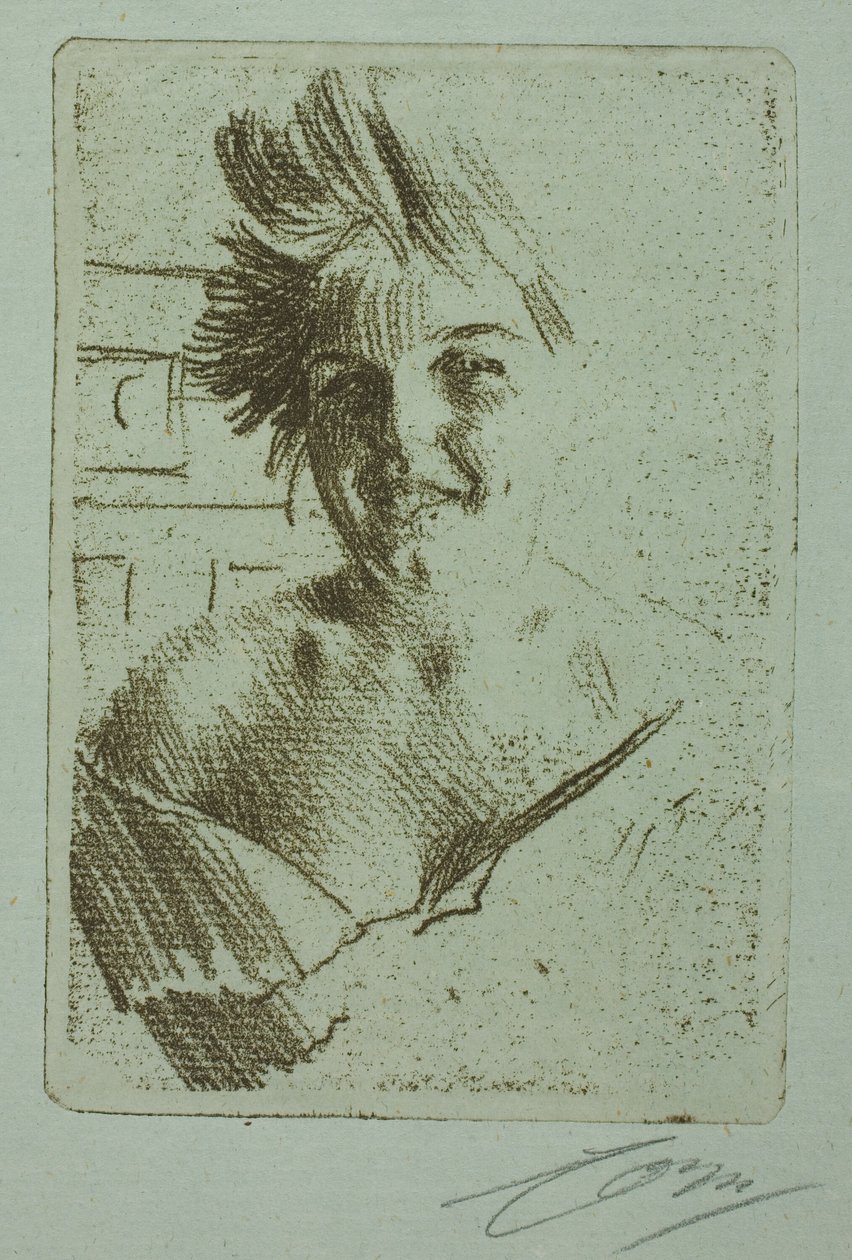 Modèle riant I - Anders Leonard Zorn