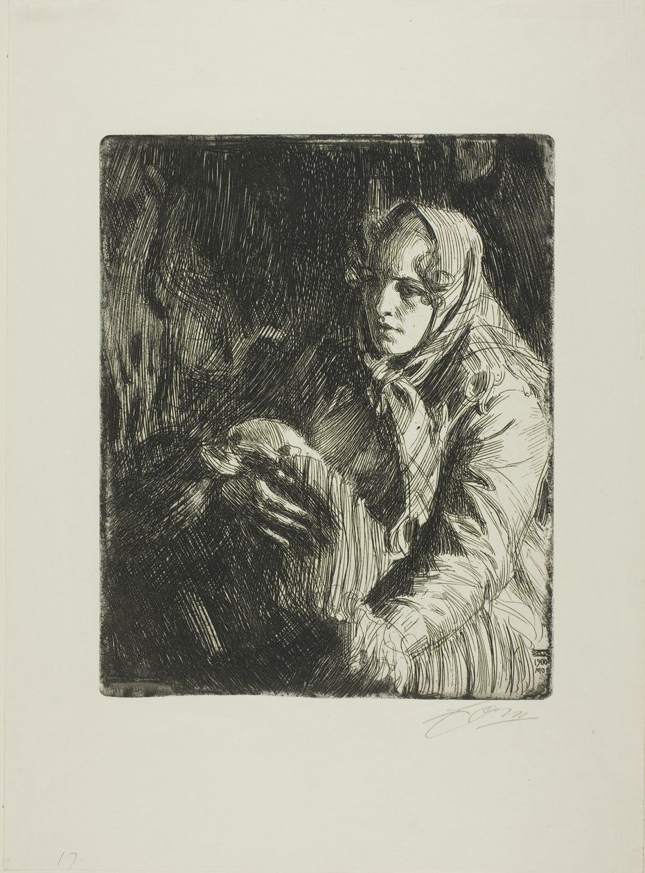Madonna (Une mère) - Anders Leonard Zorn
