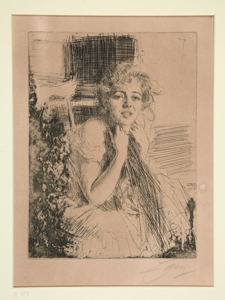 Mlle. Emma Rasmussen - Anders Leonard Zorn