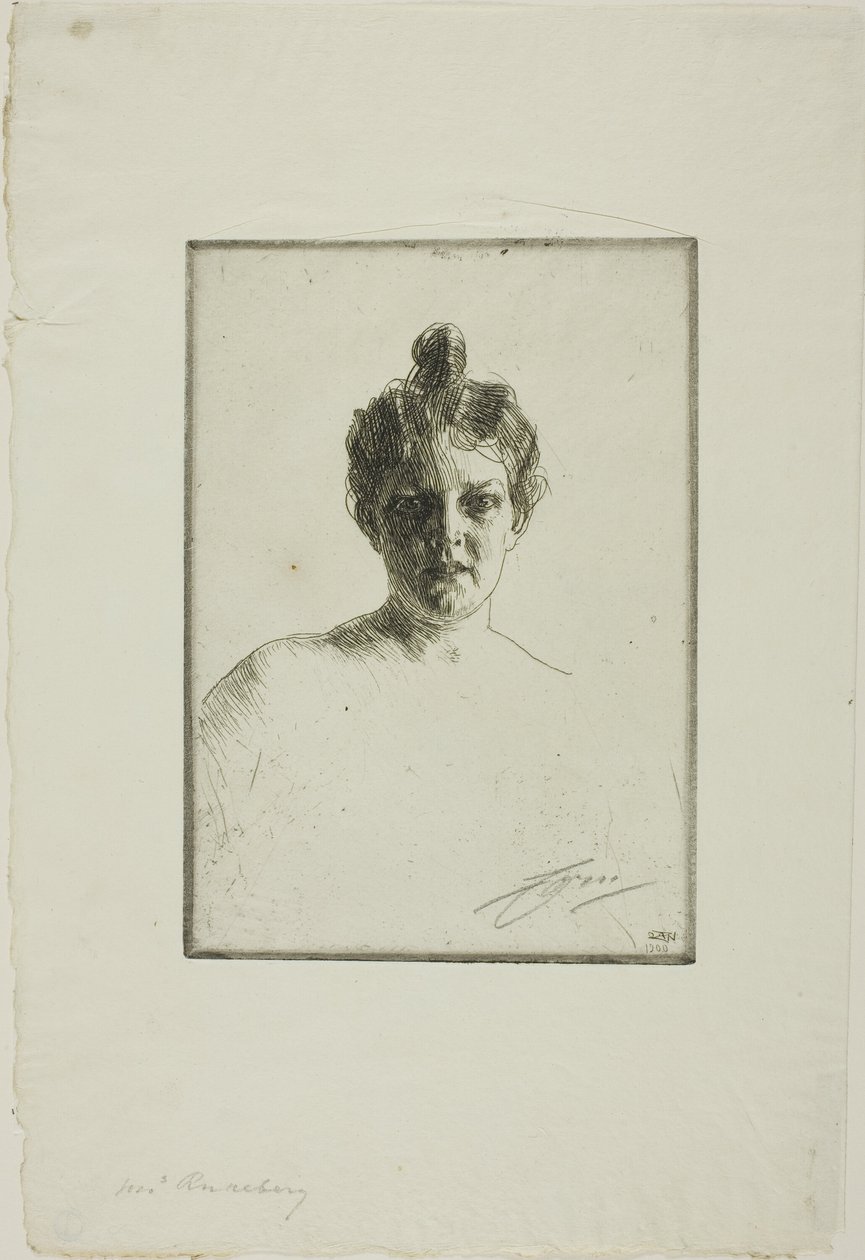 Madame Runeberg - Anders Leonard Zorn
