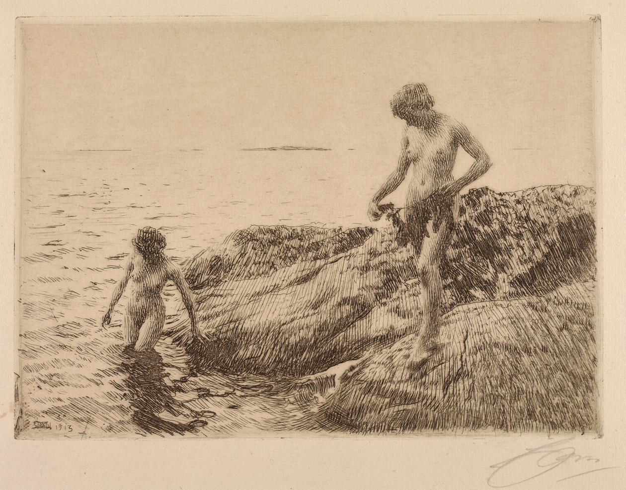 Îlots en mer - Anders Leonard Zorn