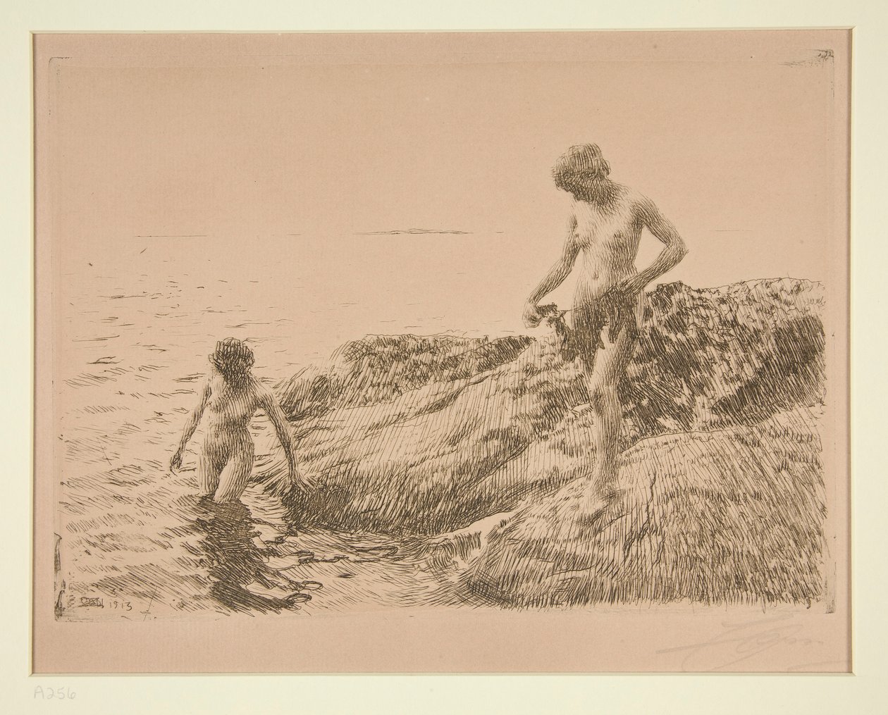 Écueils au Large - Anders Leonard Zorn