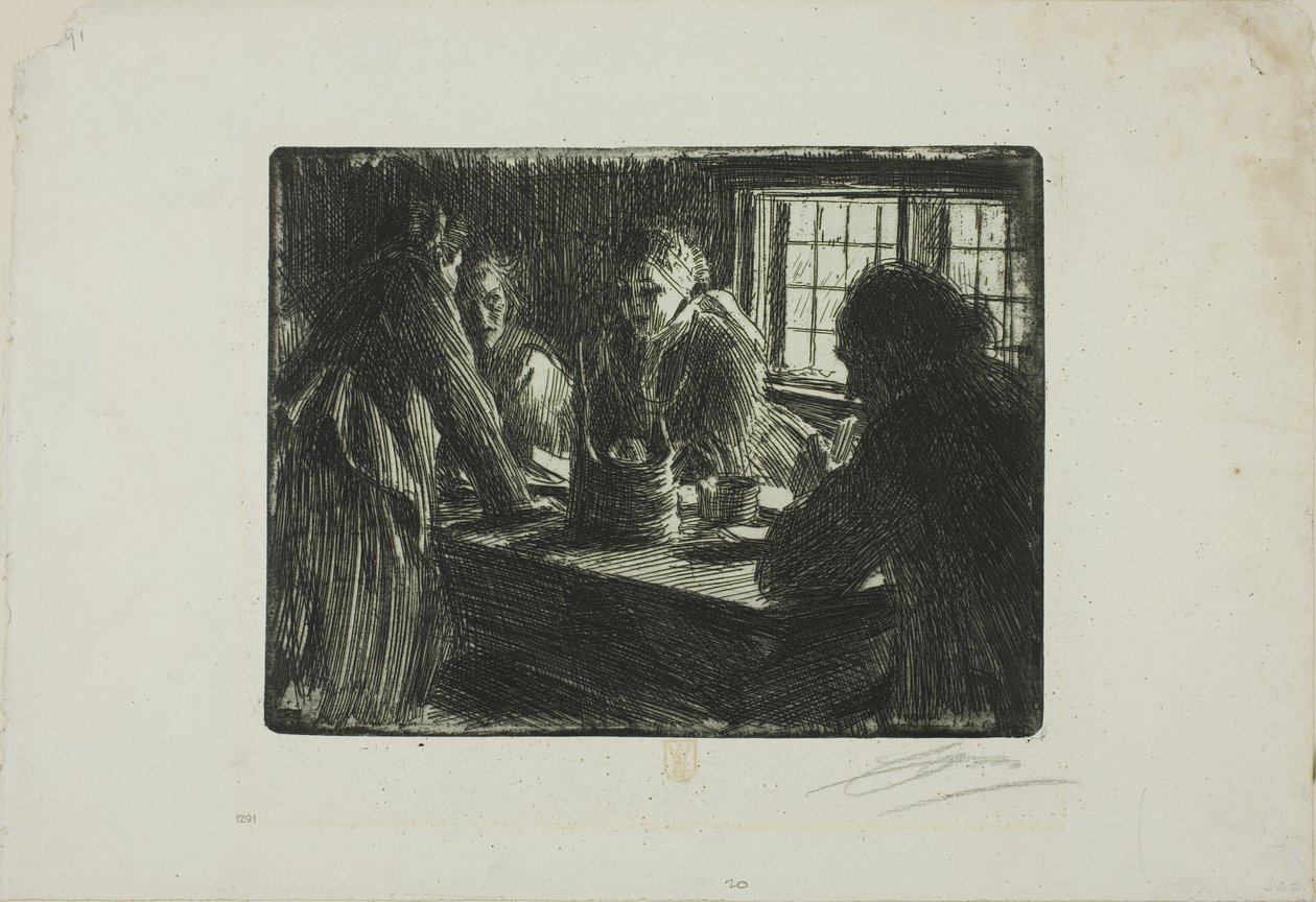 La servante de la mariée - Anders Zorn