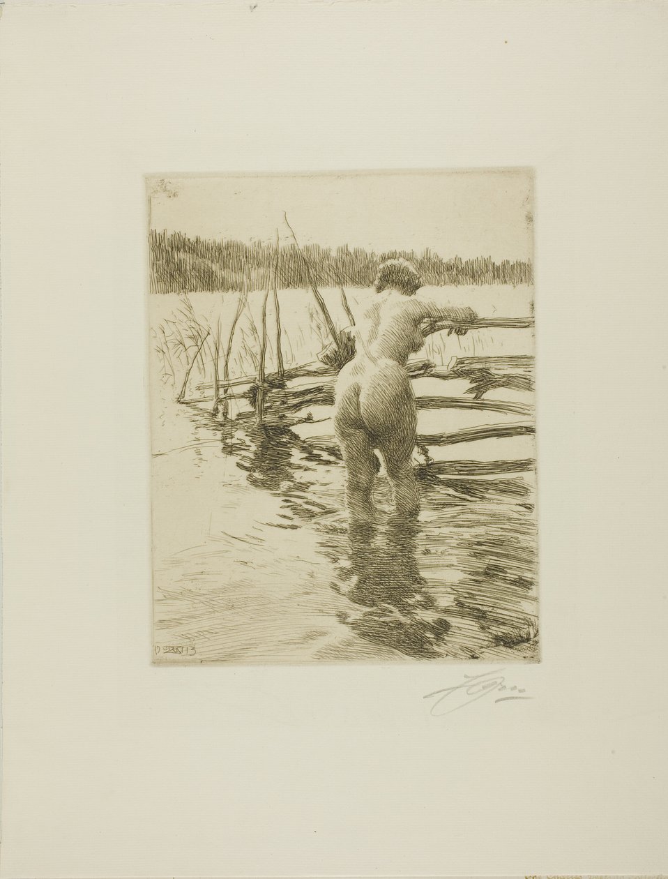 La clôture - Anders Leonard Zorn