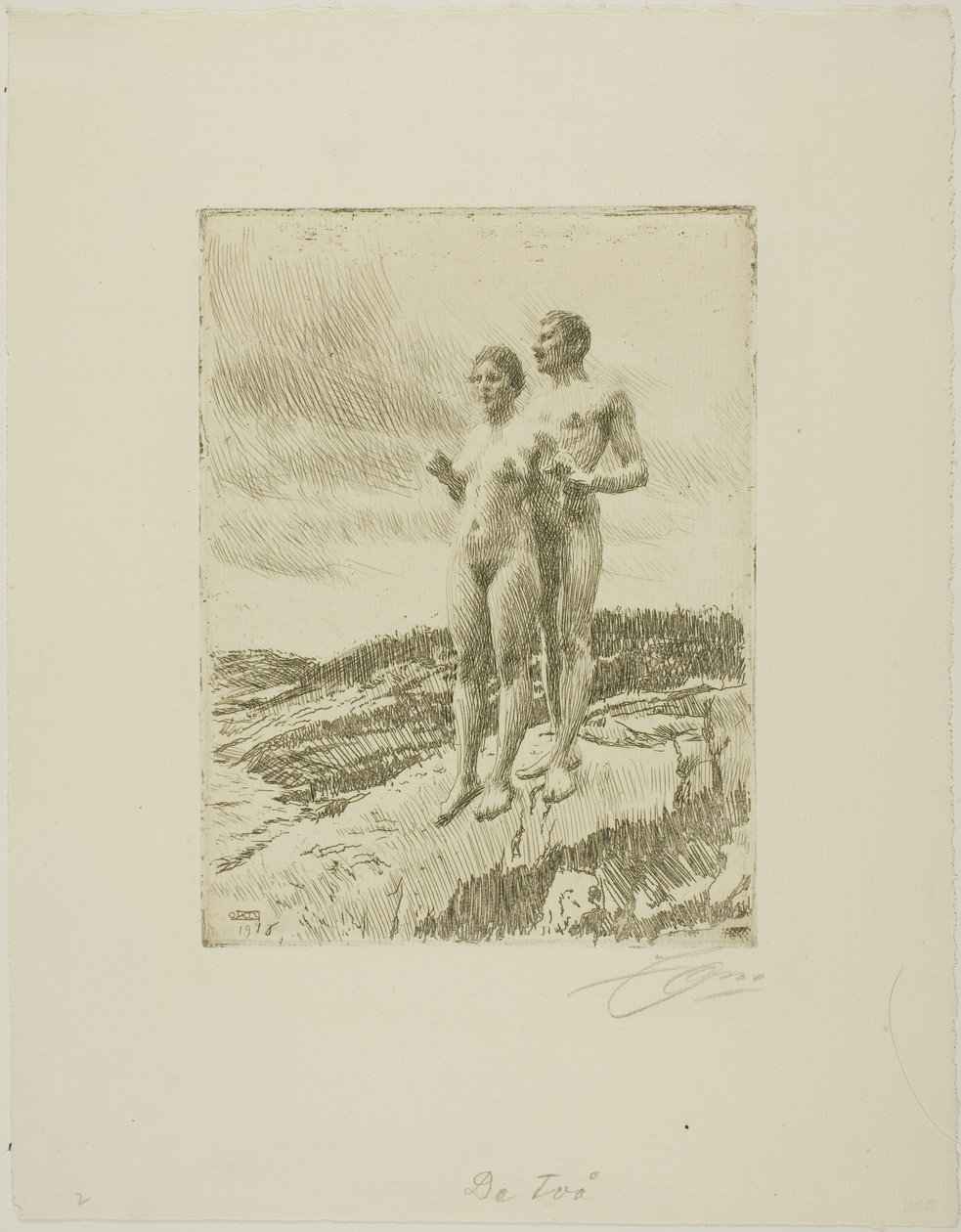 Les Deux - Anders Leonard Zorn