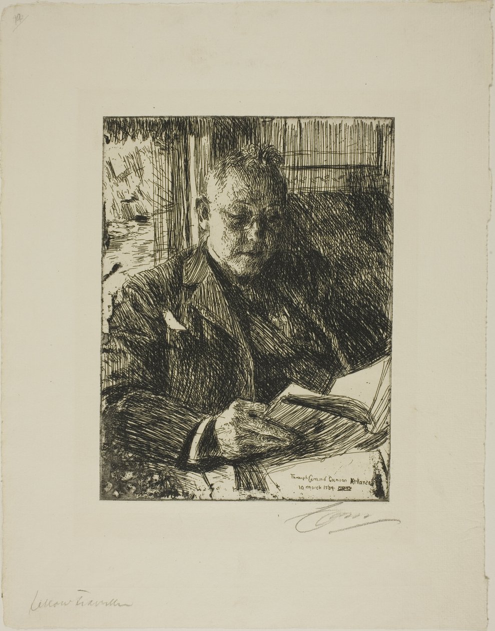 Compagnon de voyage (M. Ch. Deering) - Anders Leonard Zorn