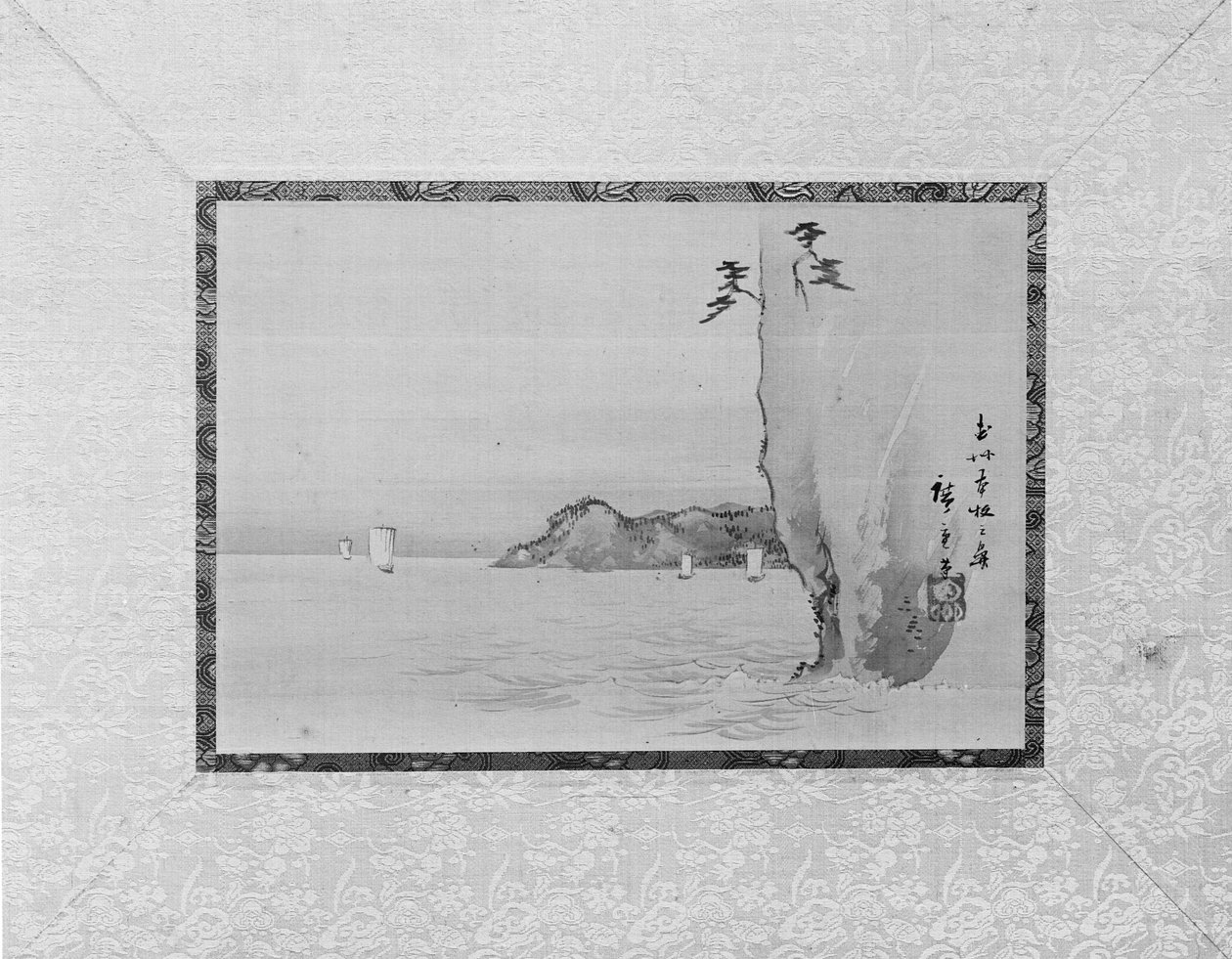 Baie de Honmoku dans la province de Musashi, 19ème siècle - Ando Hiroshige