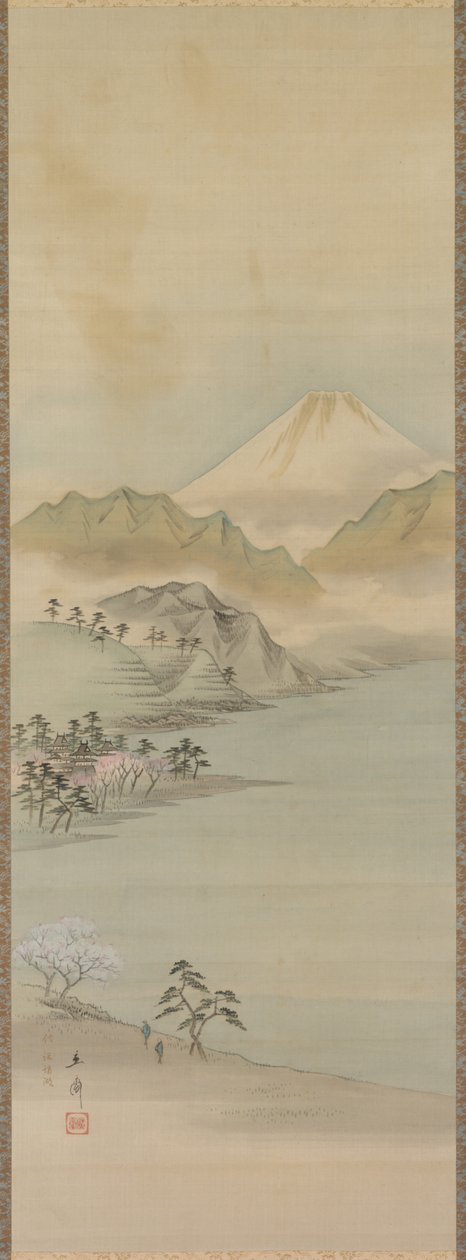 Lac Suwa, 19ème siècle - Ando Hiroshige