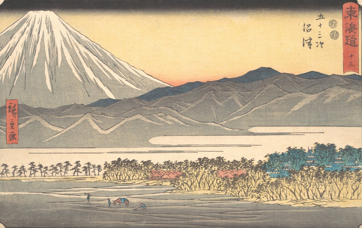 Numazu, vers 1840 - Ando Hiroshige