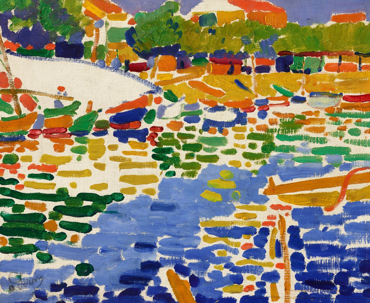 Barques amarrées à l’Estaque - Andre Derain