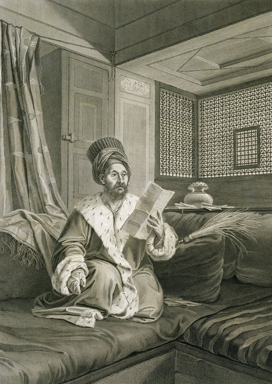 Said Mustapha Pasha blessé à la bataille d