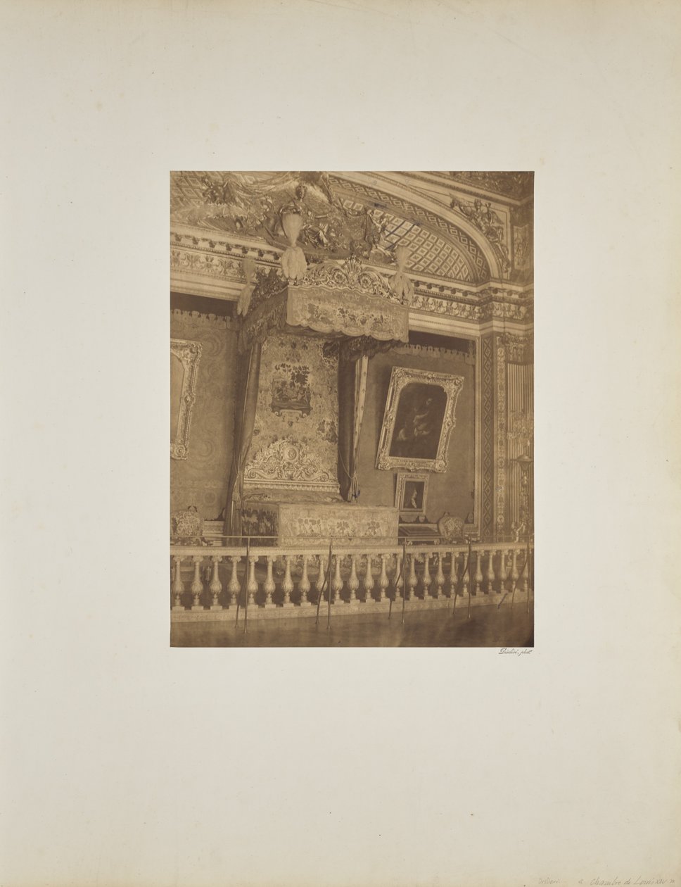 Chambre de Louis XIV - Andre Adolphe Eugene Disderi