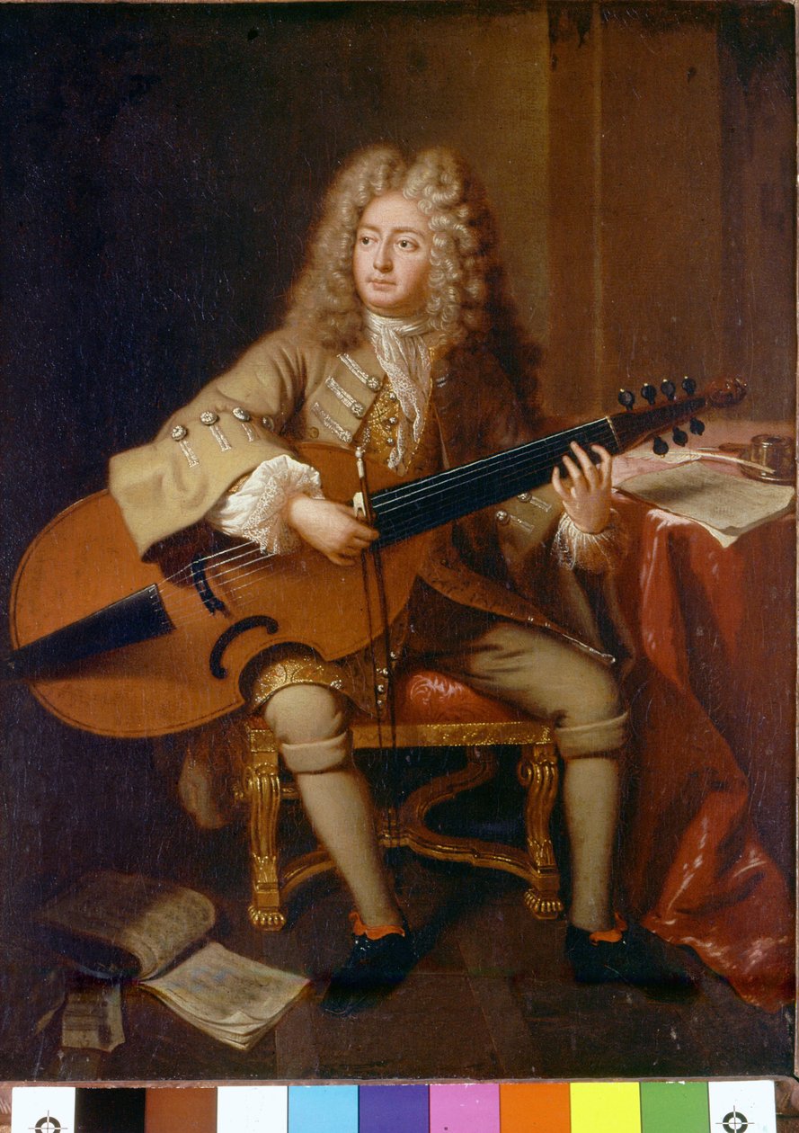 Portrait de Marin Marais - Andre Bouys