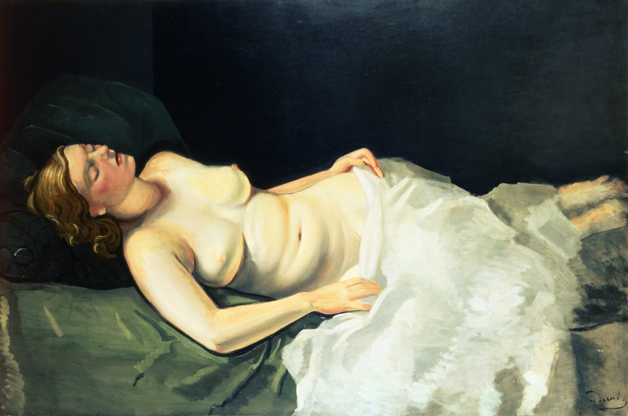Blonde Nude Sleeping - Andre Derain