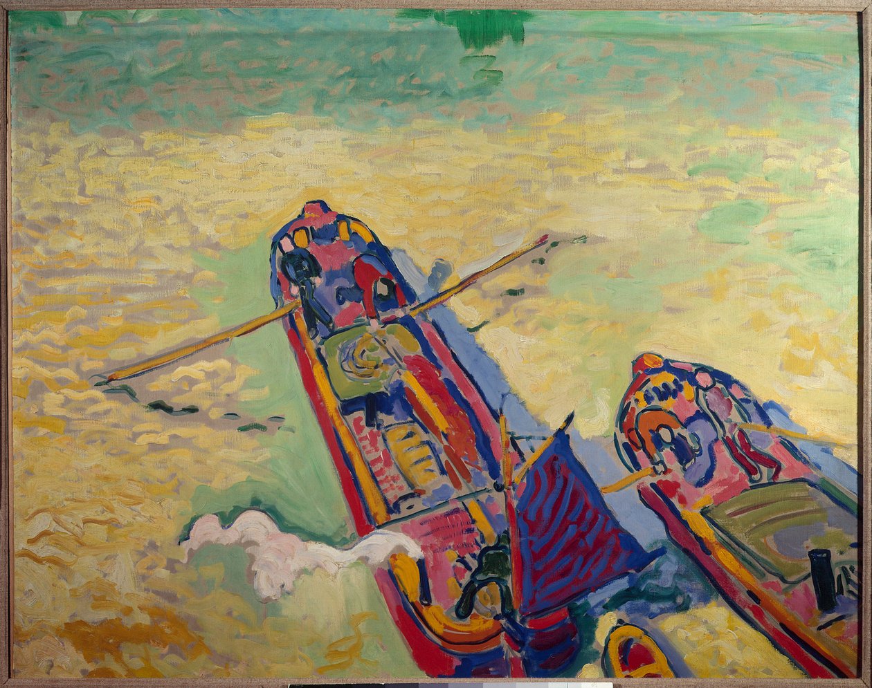 Les deux barges - Andre Derain