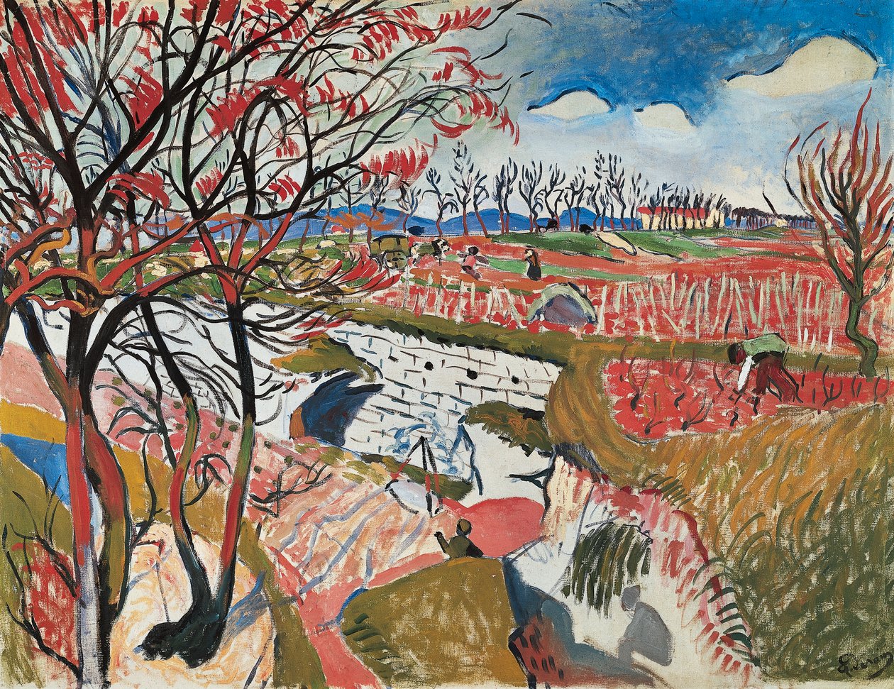 Vignobles au printemps - Andre Derain