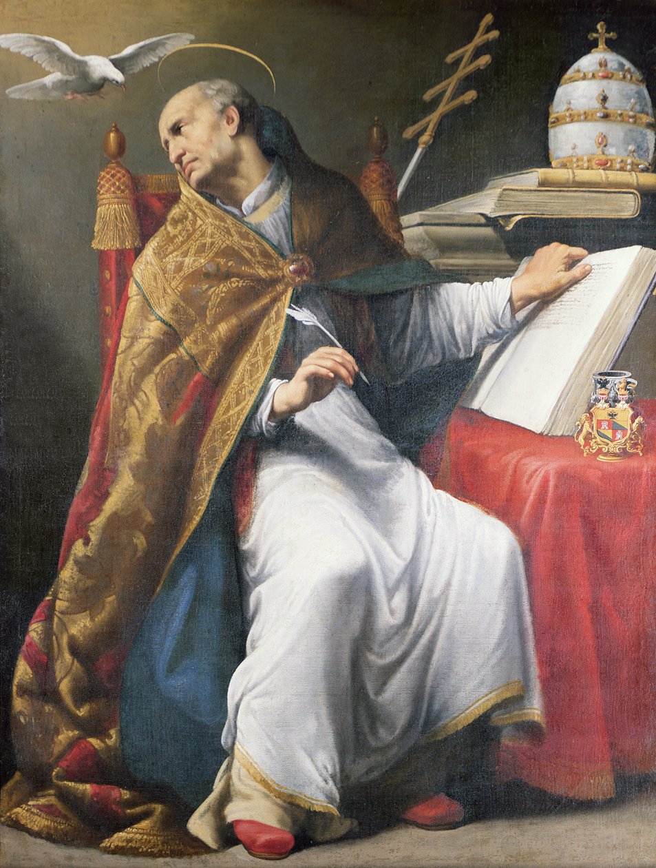 Saint Grégoire - Andrea Sacchi
