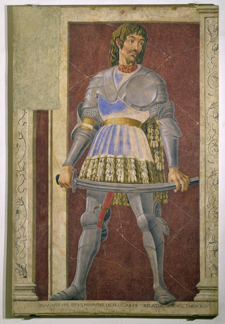 Pippo Spano (1369-1426) de la série Villa Carducci des hommes et femmes célèbres, vers 1450 - Andrea del Castagno