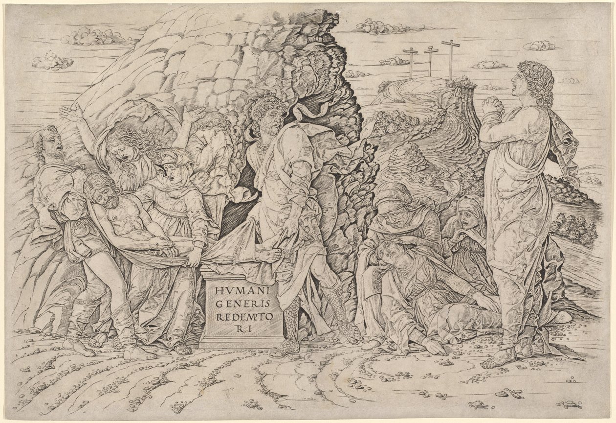 La Mise au tombeau - Andrea Mantegna