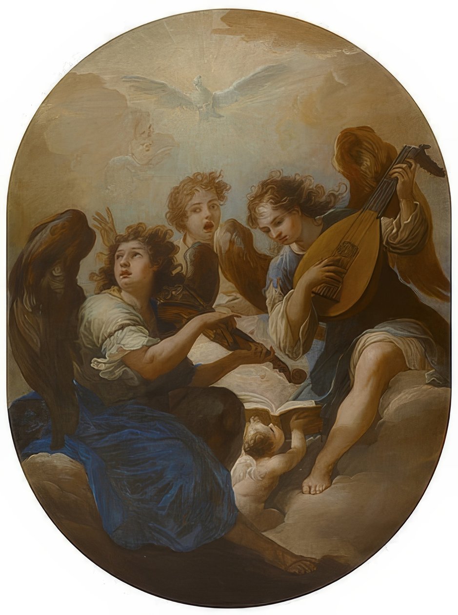 Trois anges musiciens - Andrea Procaccini