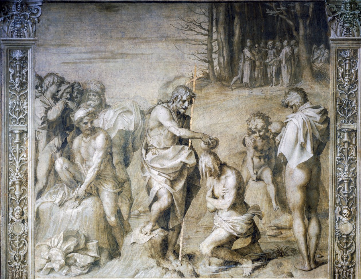 Saint Jean baptise les foules - Andrea del Sarto