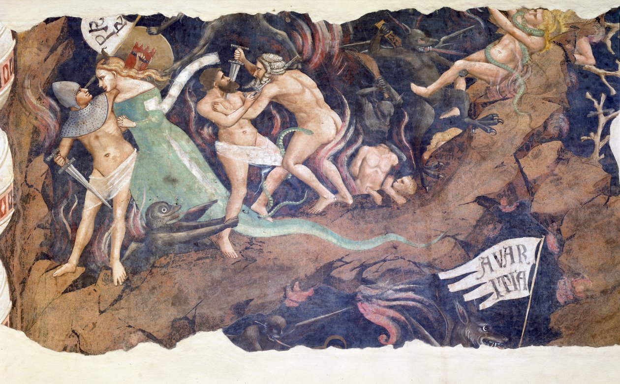 Triomphe de la mort, 1348 (détail) - Andrea di Cione Orcagna