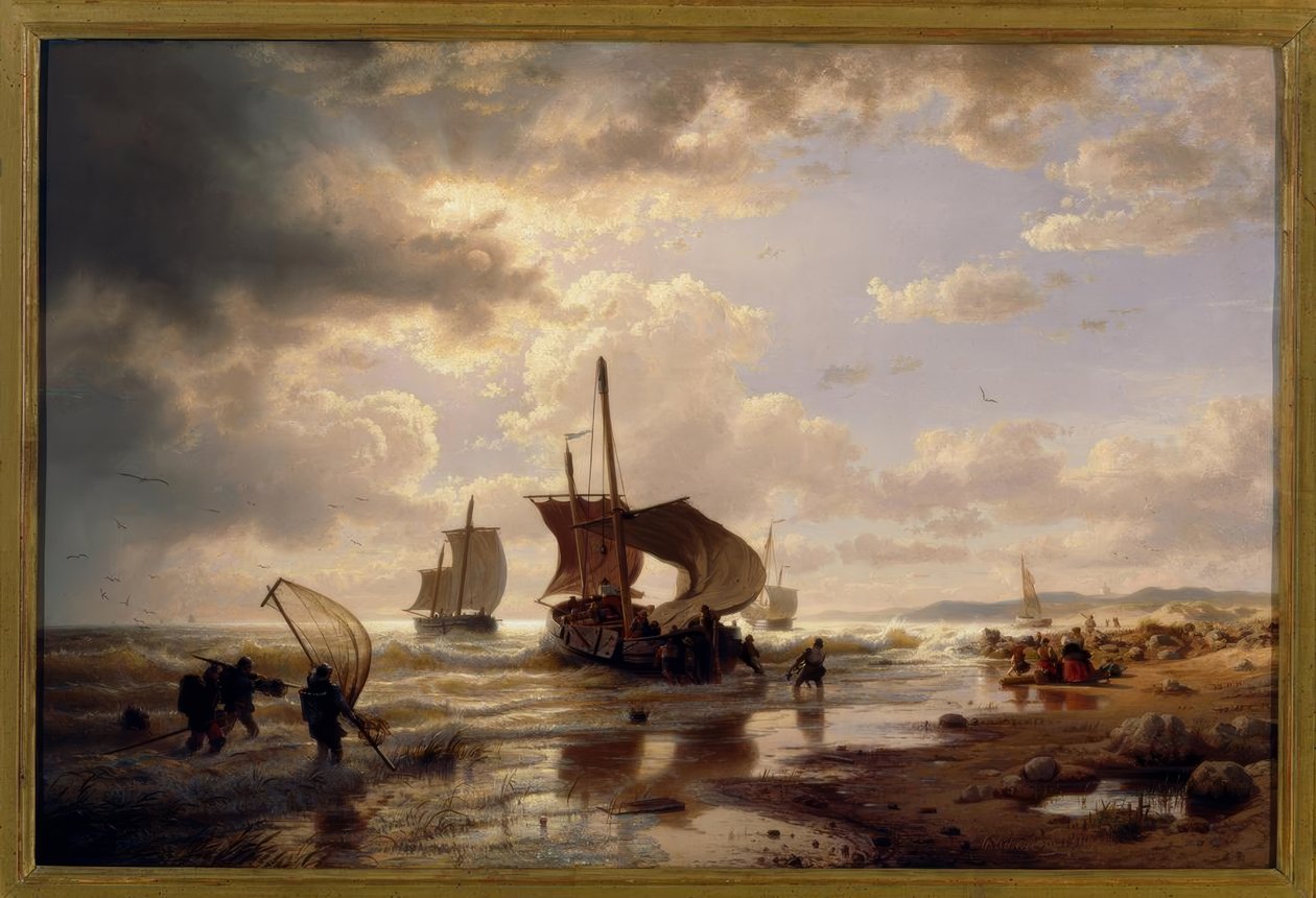 A.Achenbach, Temps clair - Andreas Achenbach
