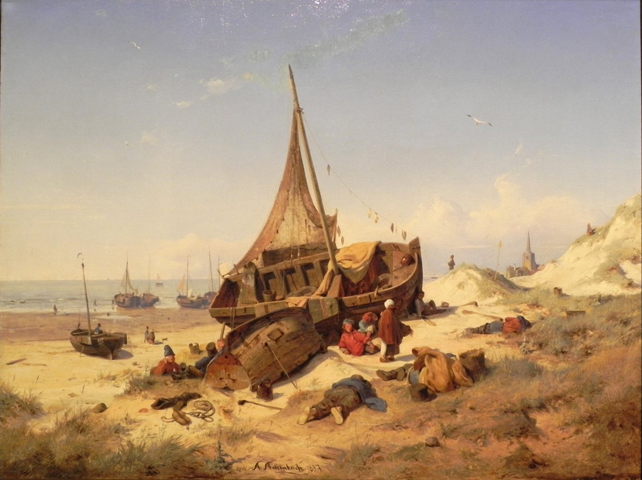 Ebbtide, Scheveningen - Andreas Achenbach