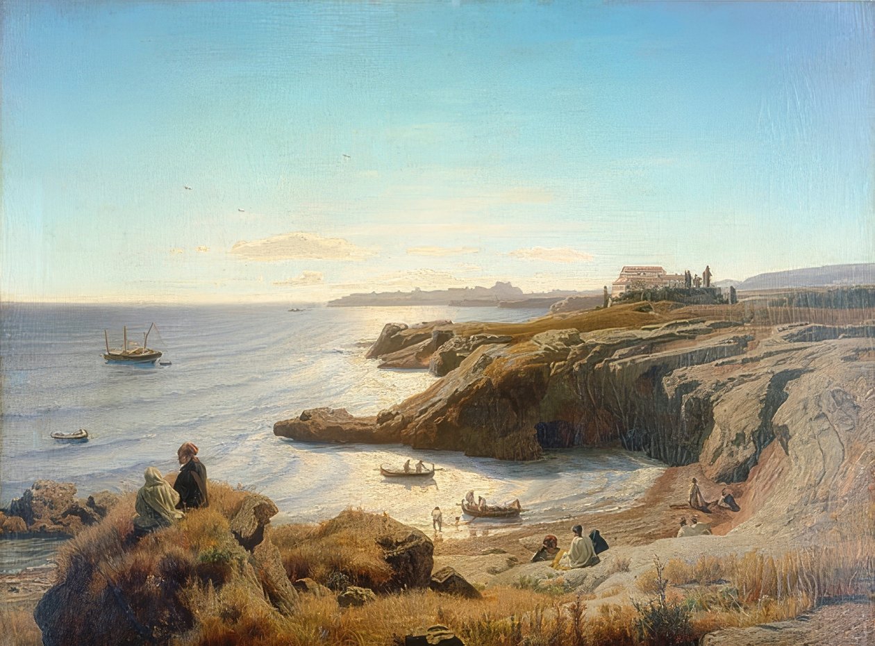 Côte près de Syracuse. 1861 - Andreas Achenbach