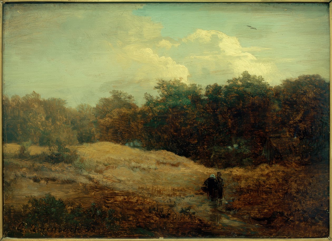 Lisière de forêt - Andreas Achenbach