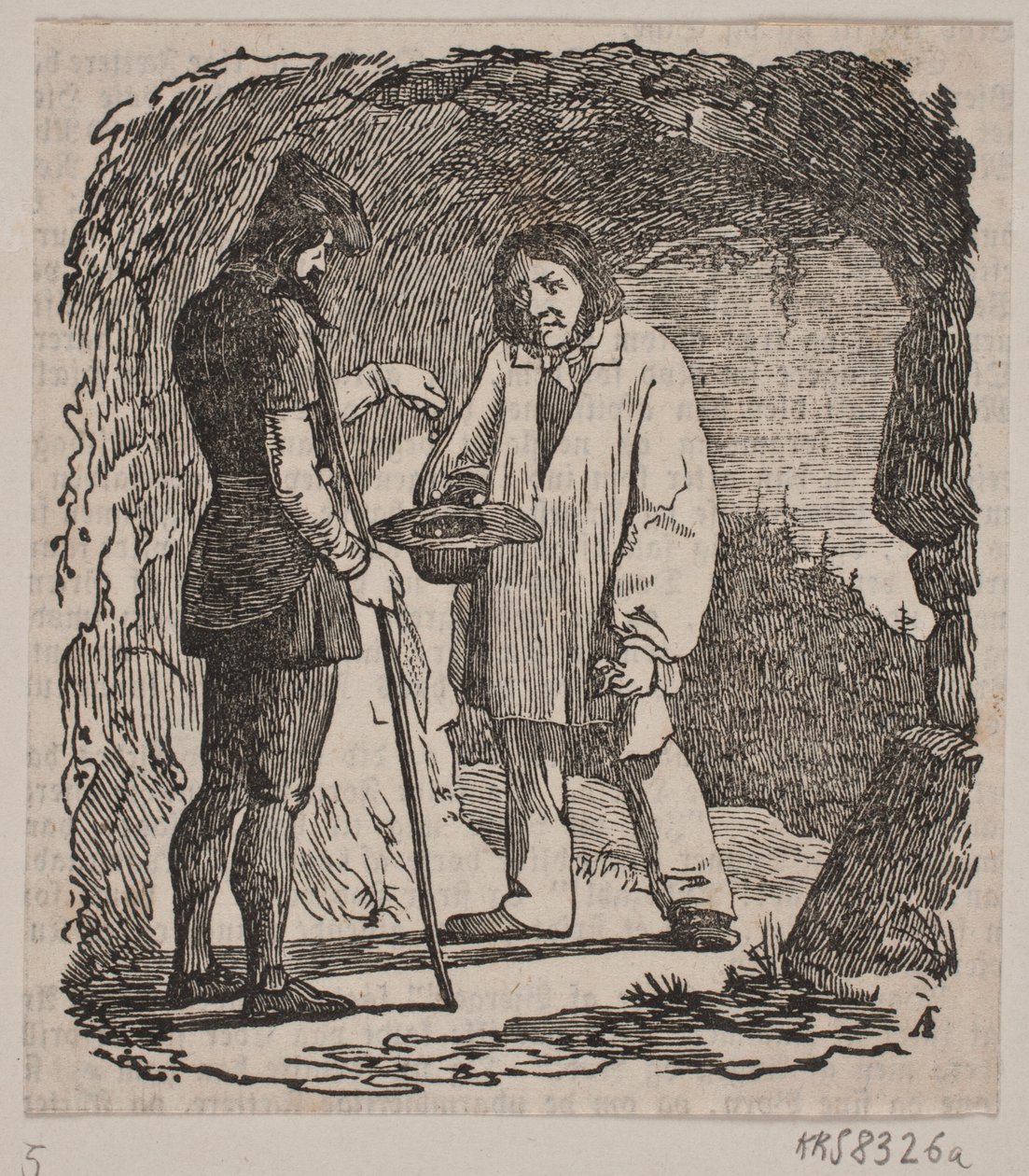 Rübezahl et le paysan - Andreas Flinch