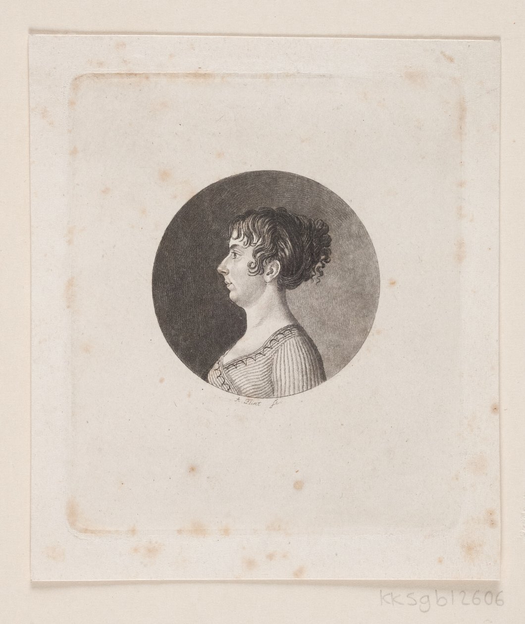Portrait de femme inconnue - Andreas Flint