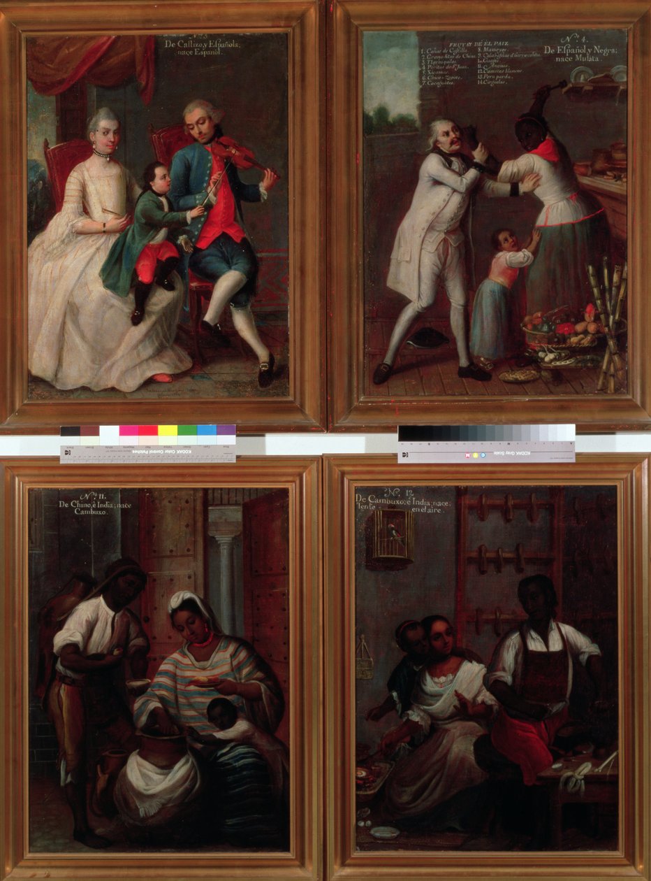 Quatre groupes raciaux différents - Andres de Islas